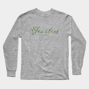 Fearless - Light Green Long Sleeve T-Shirt